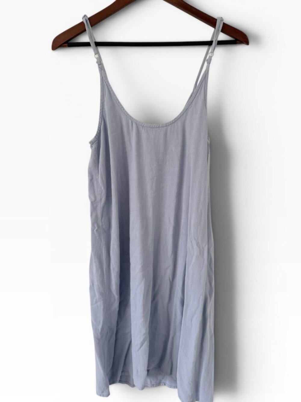 Splendid Sunny Mini Dress- Sky Blue- M- adjustable spaghetti straps